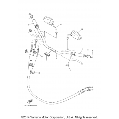 Steering Handle Cable