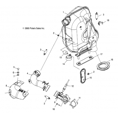 Exhaust S06pt7fs (4997519751D06)