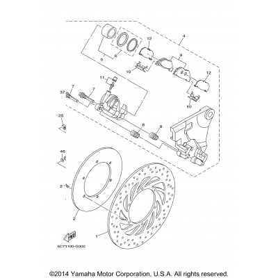 Rear Brake Caliper