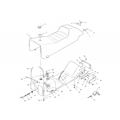 Seat & Gas Tank