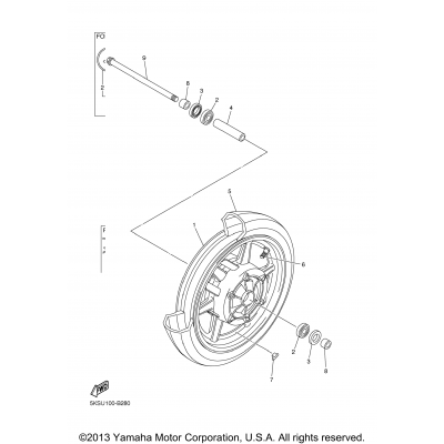 Front Wheel For Cast Wheel