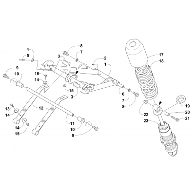 REAR SUSPENSION FRONT ARM ASSEMBLY