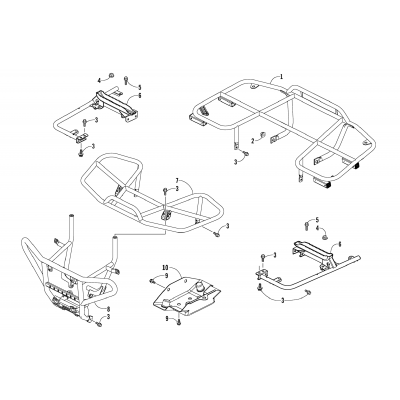 RACKS AND BUMPER ASSEMBLY