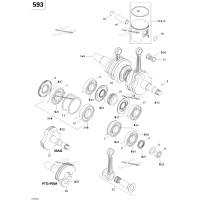 Crankshaft And Pistons 593