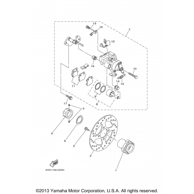 Rear Brake Caliper