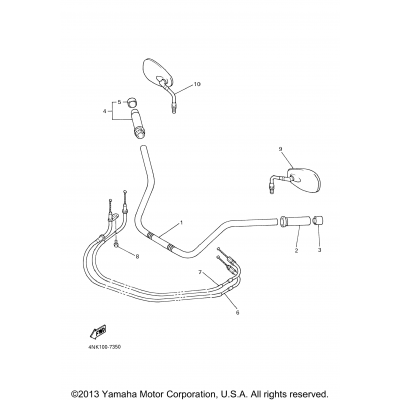 Steering Handle Cable