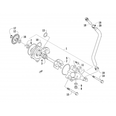 WATER PUMP ASSEMBLY