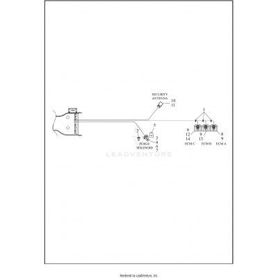 WIRING HARNESS, MAIN, NON-ABS - FLHR (4 OF 8)