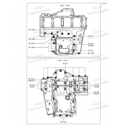 Crankcase Bolt Pattern