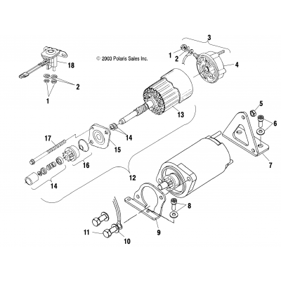 Starting Motor /Bsa