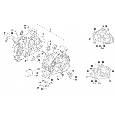 CRANKCASE ASSEMBLY