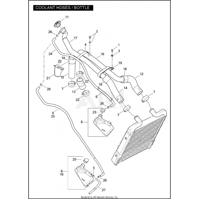 COOLANT HOSES / BOTTLE