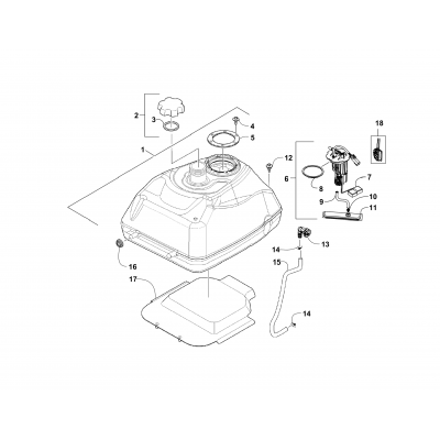 GAS TANK ASSEMBLY