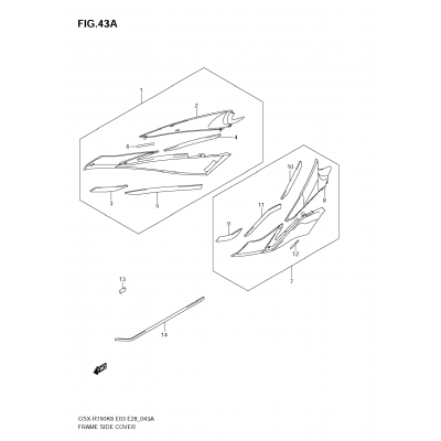 FRAME SIDE COVER (MODEL K9)