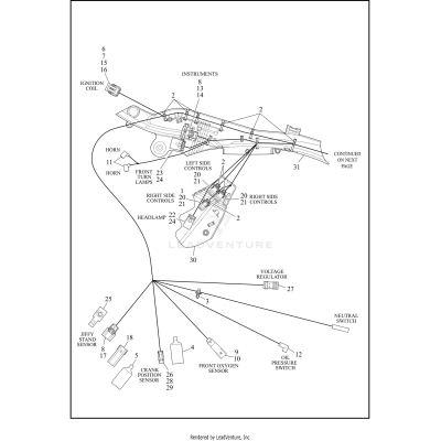 WIRING HARNESS, MAIN, KEYLESS, NON-ABS