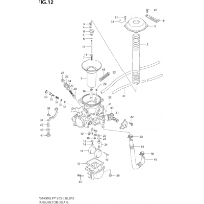 CARBURETOR (REAR)