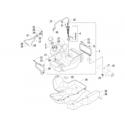 GAS TANK ASSEMBLY