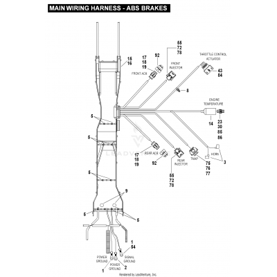 MAINWIRING HARNESS - ABS BRAKES (Part 2)