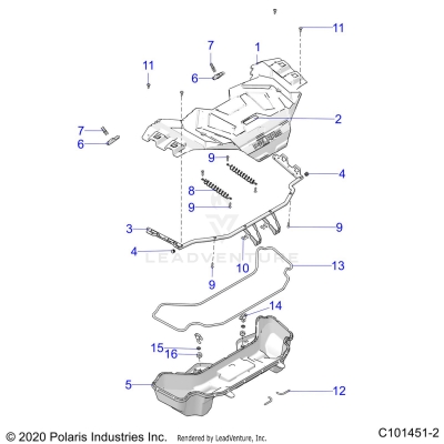 BODY, FRONT RACK - A25SXZ85A9/AM/AP (C101451)