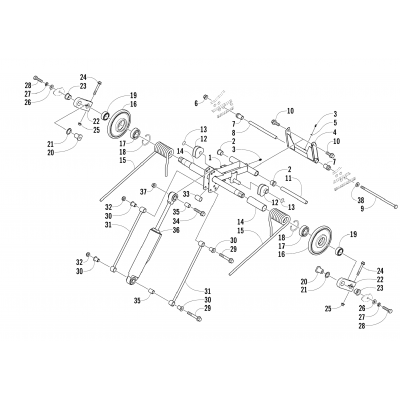 REAR SUSPENSION REAR ARM ASSEMBLY