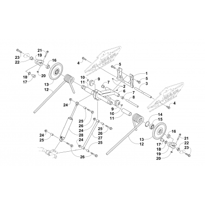 REAR SUSPENSION REAR ARM ASSEMBLY