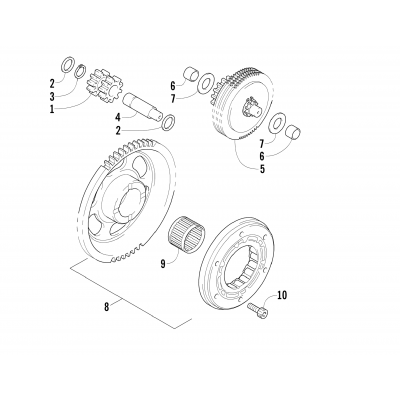 STARTER CLUTCH ASSEMBLY