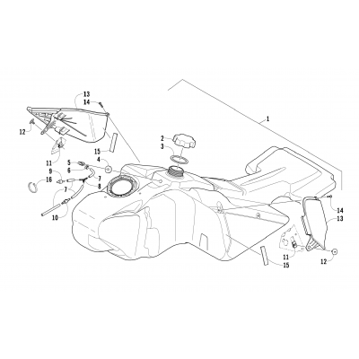 GAS TANK ASSEMBLY