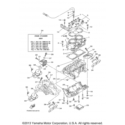 Cylinder Crankcase 1