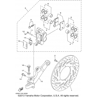 Rear Brake Caliper