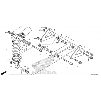 REAR SHOCK ABSORBER