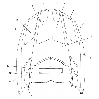 Hood Foam/Foil 600 Xcr