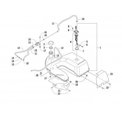 GAS TANK ASSEMBLY