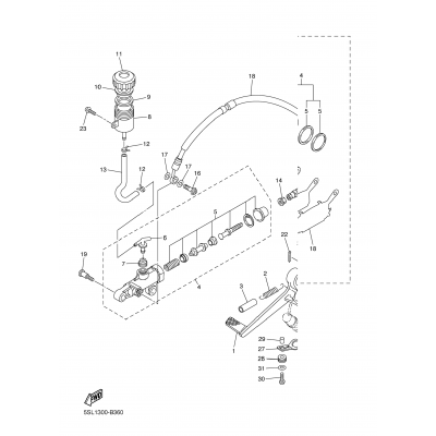 Rear Brake Caliper