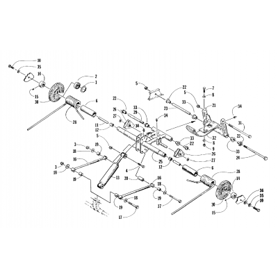 REAR SUSPENSION REAR ARM ASSEMBLY