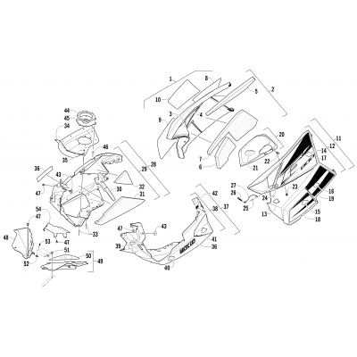 SKID PLATE AND SIDE PANEL ASSEMBLY