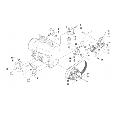 ENGINE AND RELATED PARTS