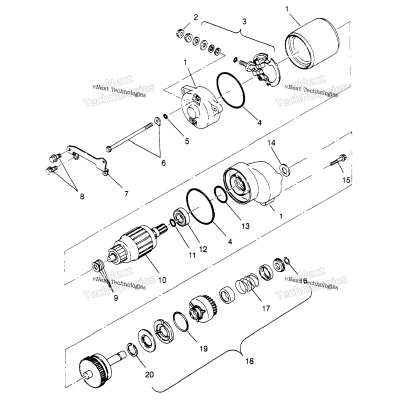 Starting Motor 6X6 300