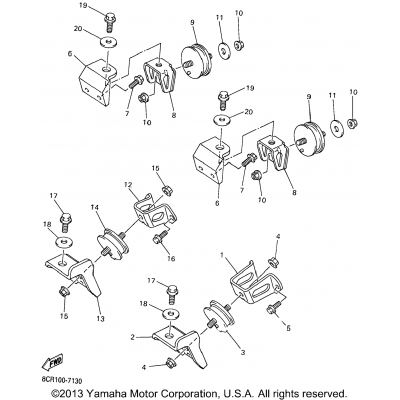 Engine Bracket For Mm600