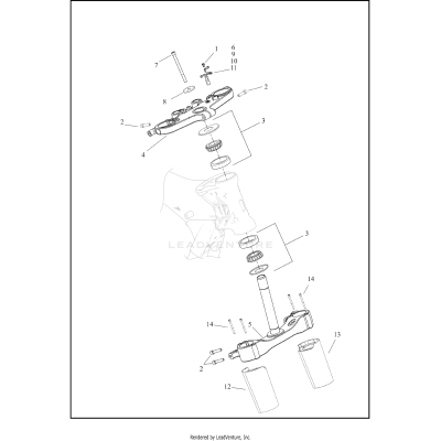 FORK BRACKETS, FRONT