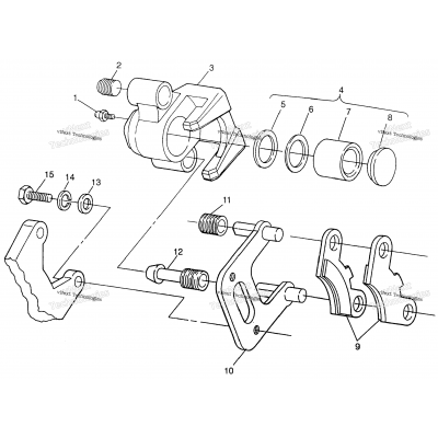 Front Brake Magnum 4X4 & Swedish Magnum 4X4 S968144