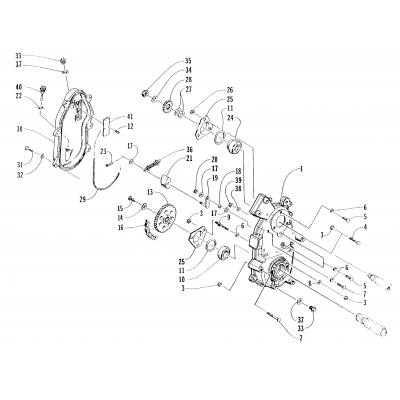 DRIVE/DROPCASE ASSEMBLY