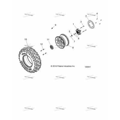 Wheels, Front Tire & Brake Disc