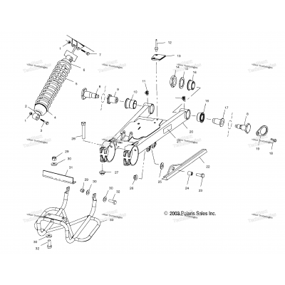 Swing Arm/Shock Mounting