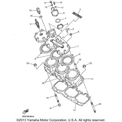 Cylinder Head For Mm700