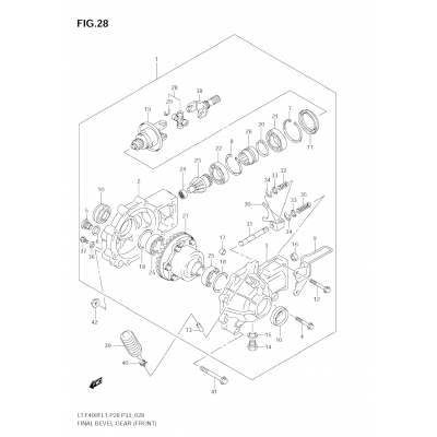 FINAL BEVEL GEAR (FRONT)