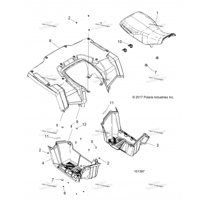 Body, Rear Cab, Seat & Footwells