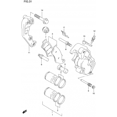 FRONT CALIPER