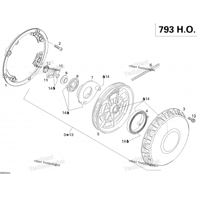 Rewind Starter 793Ho