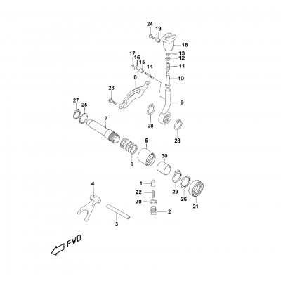 HI/LO SHIFTER ASSEMBLY