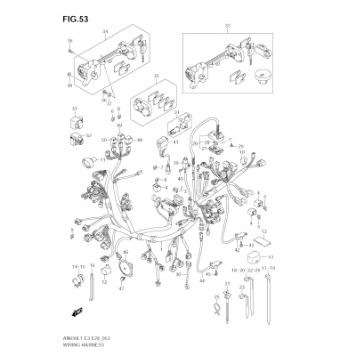 WIRING HARNESS (AN650A L1 E28)